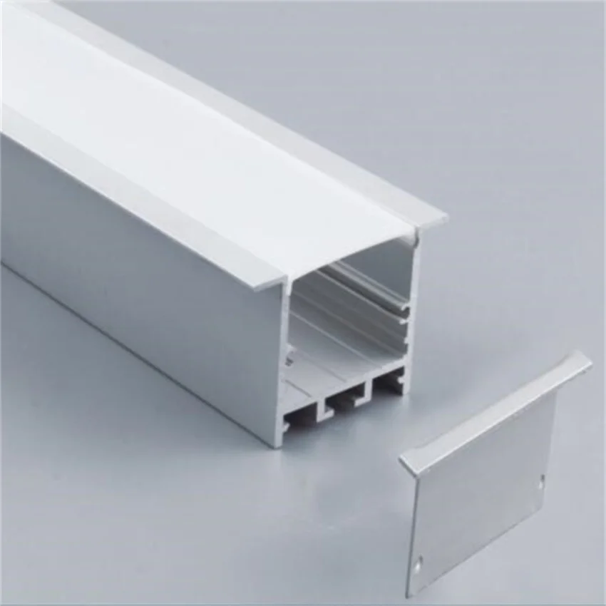 YANGMIN Free Shipping 1M/PCS Big Size top installation aluminum Extrusion profile for Strip Light led aluminium profile channel