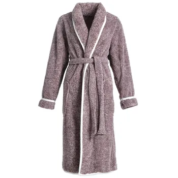 

Flannel Nightwear Soft Women Sleepwear Kimono Gown Oversize 3XL Bathrobe Autumn Winter New Nightdress Home Clothes Nightgown