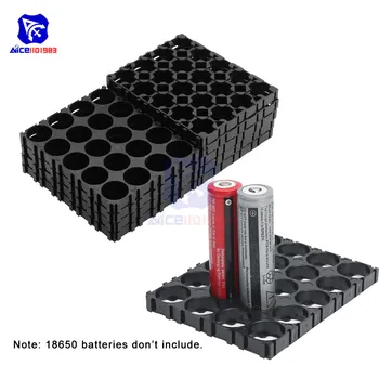 

diymore 10PCS/Lot 4x5 18650 Lithium Battery Holder Bracket 20 Cell DIY Battery Storage Box Protection Board