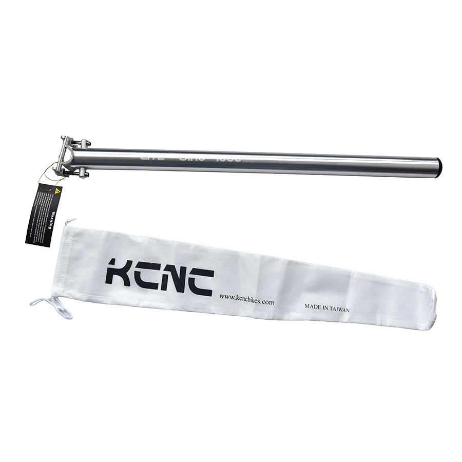 ■KCNC ANTI-SLIP LIGHTWEIGHT Seatpost■ KCNC-Extra Long Folding Bike Seatpost, Lite Wing 7000, Black