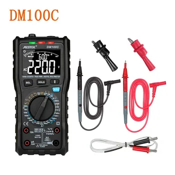 

True-RMS Digital Multimeter with thermocouple AC/DC Current Voltage Meter capacitor tester continuity test multi-meter ESR Meter