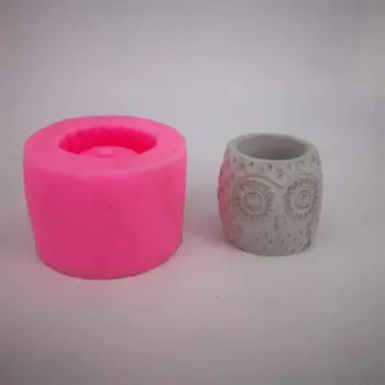 

DIY Epoxy Molds Owl Gypsum Candle Concrete for DIY Making Finding Accessories Handicraft Silicone Mold Cake Decor