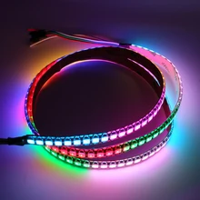 

WS2812B LED Pixel Strip light DC5V 1m/5m Built-in 2812 IC individually addressable RGB LED Strip 5050 30/60/144 leds/m
