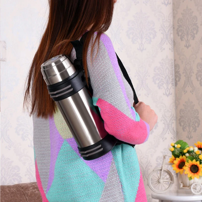 1200ml-2500ml304 термос из нержавеющей стали чашка Открытый чайник дорожная домашняя кружка Термопот большой емкости прочная изоляция