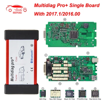 

Single Board 2020 Multidiag Pro 2017.1/2016.00 NEC 9241A For Car/Truck Bluetooth OBD OBD2 Car Diagnostic Auto Scanner Tool