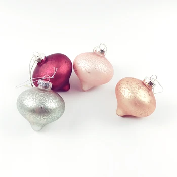 

Christmas Tree Decoration Glass Decoration Creative Pendant Window Gift Foreign Trade 8cm Antique Onion