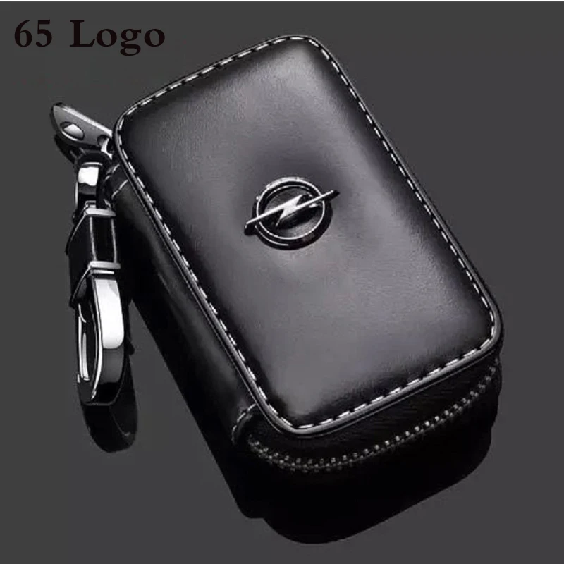 

Leather Car Logo Key Case Key Cover For BMW Benz Audi Honda Toyota HAVAL Chevrolet Ford Jeep Volvo VW KIA Buick Car Accessories