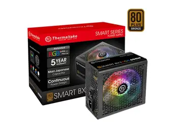 

Tt (Thermaltake) rated 650W Smart BX1 650W power supply (80PLUS bronze / RGB256 color fan / multiple lighting modes)