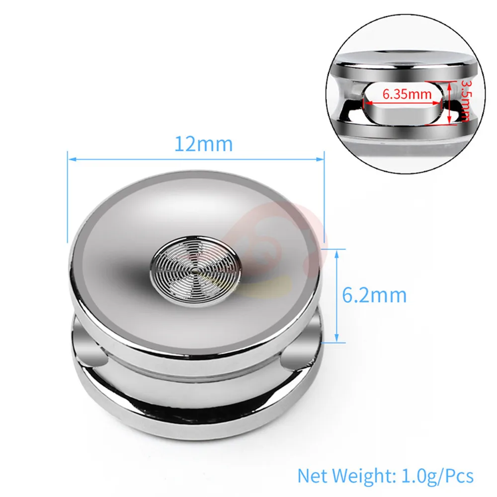 10pcs Earphone Splitter Slider 8 Strands Harness Adapter Metal 6 2mm Wire Hole Audio Jack Headphones Splitter Slider MINI Jack