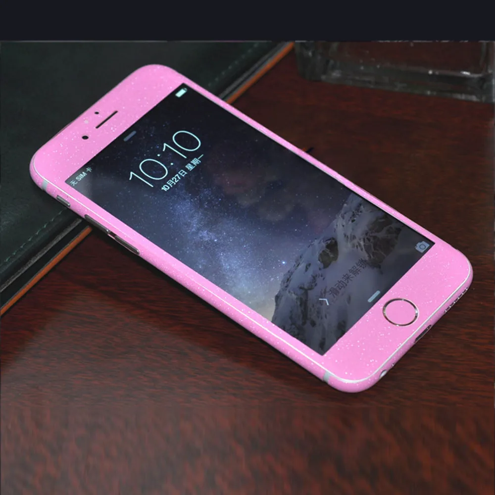 Besegad Ультратонкий чехол на весь корпус матовая блестящая наклейка для iPhone 6 S Plus