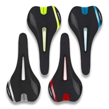 

Ultra-Light Bicycle Saddle Breathable Soft Fiber Leather Hollow MTB Mountain Road Bike Seats Cycling Accessories