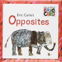Eric Carle's opposite By Carle обучающая английская книга с картинками карта