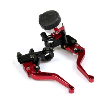 

7/8" 22mm Hydraulic Brake Master Cylinder Pump Clutch Lever Handle For Yamaha honda Suzukii Kawasak Dirt Bike ATV