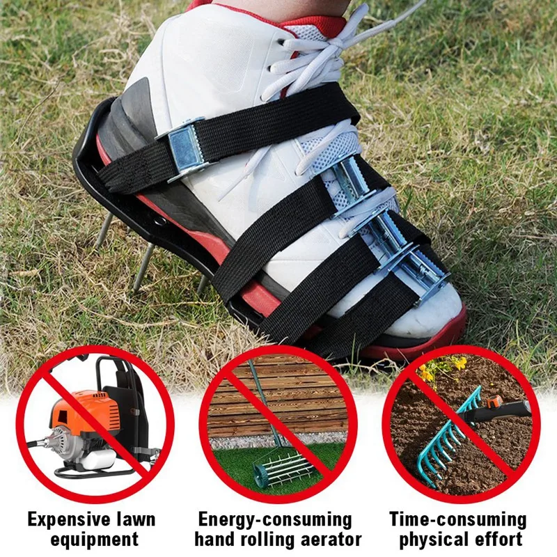 Садовый аэратор; сандалии; 1 пара; 3 ремешка; Прочная удобная обувь с ...