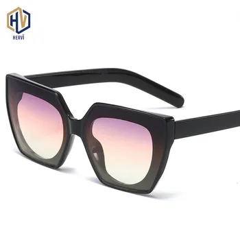

Vintage Oversize Square Sunglasses Women Luxury Brand Big Frame Women Sun Glasses Black Fashion Gradient Eyewear