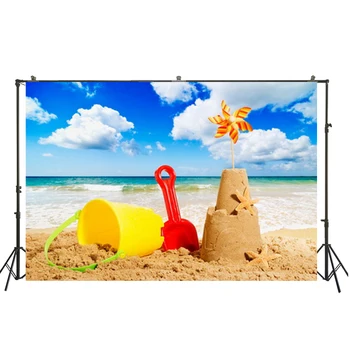 

Hawaii Sea Beach Clouds Birthday Photography Backdrop Newborn Baby Portrait Photocall Photophone Photo Studio Background D-8029