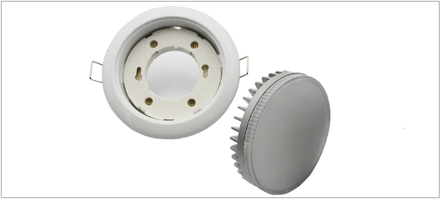 Светодиодный Яркий разделяемый светодиодный светильник s круглый встраиваемый 8 Вт 110-240 в 90 мм алюминиевый светильник GX53 источник 3000 K/4000 K/6000 K