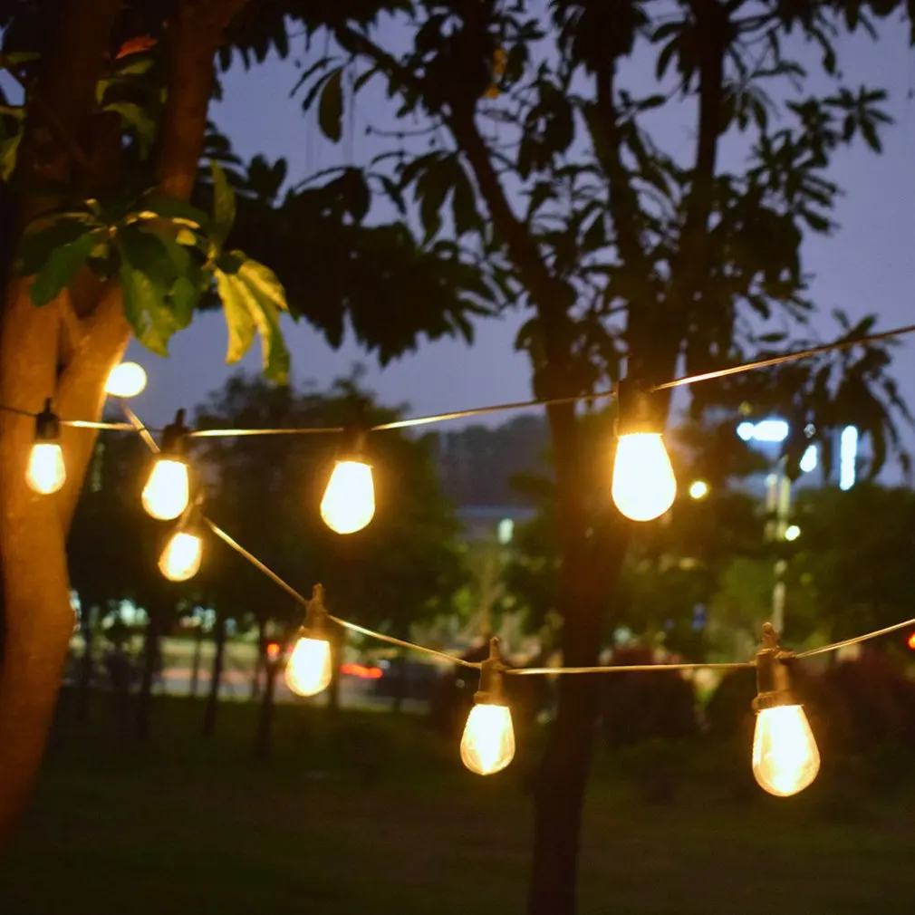 ICOCO Solar Bulb Light String Solar Outdoor Decorative Light String Portable Solar Garden Waterproof Light