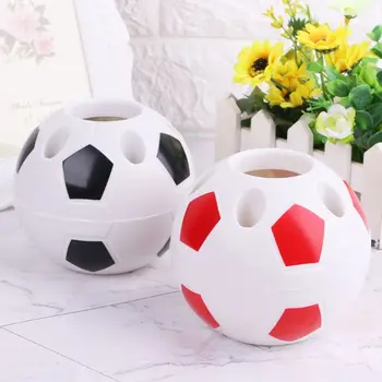 

Creative Football Pen Holder Toothbrush Container Multifunction Office Organizer DXAB