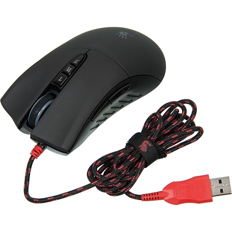 Мышь A4 Bloody V3 черный оптическая(3200dpi) USB(8but
