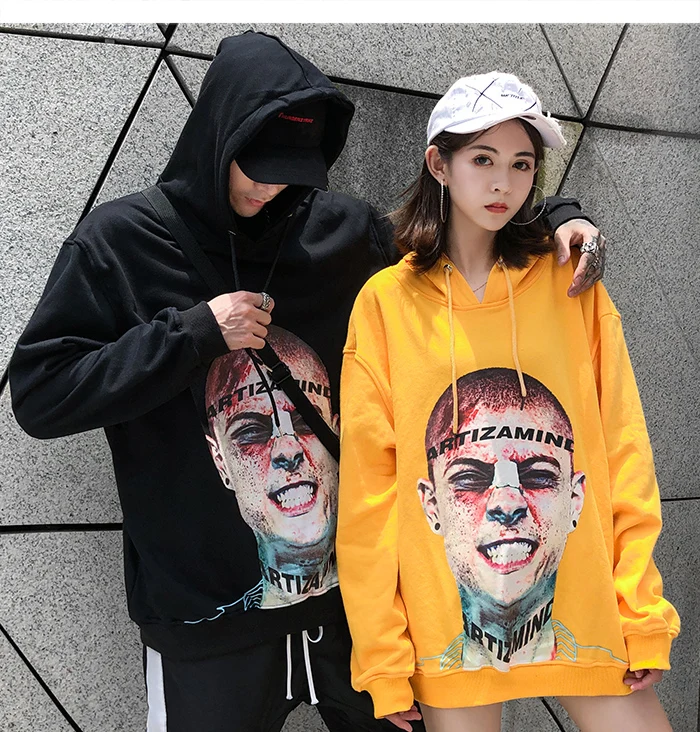 AELFRIC/крутые мужские толстовки с капюшоном и принтом для мальчиков; Harajuku; повседневные хлопковые толстовки; коллекция года; сезон осень; Модный пуловер в стиле хип-хоп; уличная одежда