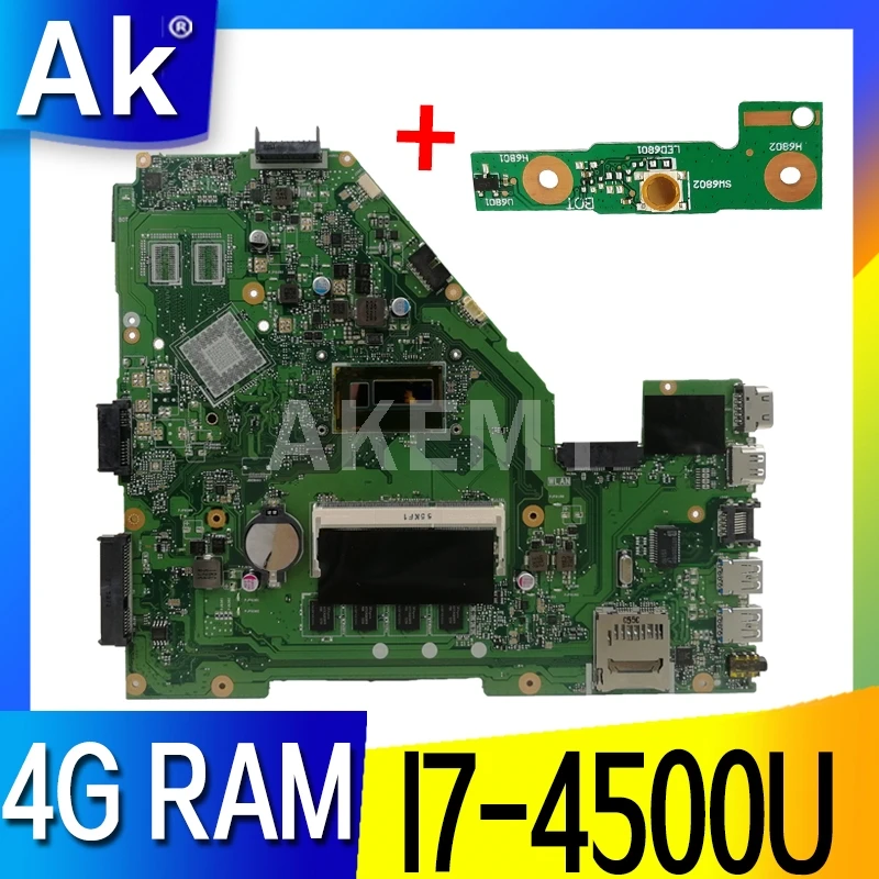 AK X550LA материнская плата для ноутбука ASUS X550LD X550LC Y581L A550L R510L Y583L тест оригинальная 4G