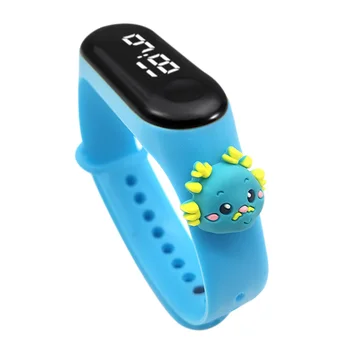 

Cartoon Zodiac Shape Luminous Watch Touching Screen Waterproof Electronic Bracelet For Students GDeals