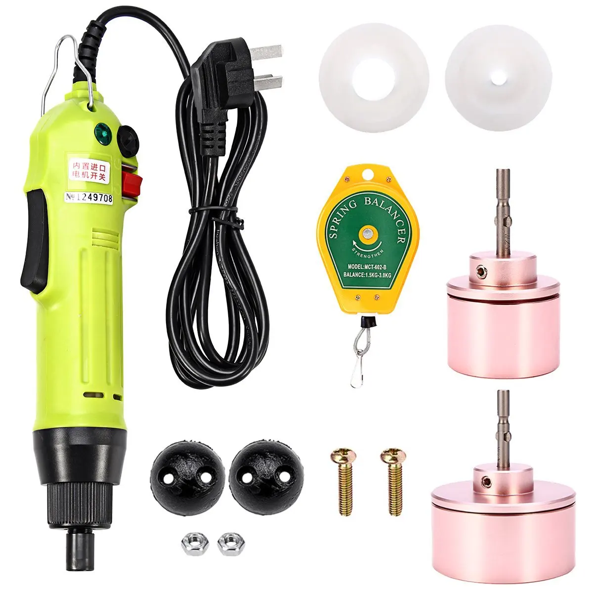 

Automatic Electric Capping Machine Bottle Cap Sealer Sealing Food Bottles Electric Desktop Capper Bottle Locking Machine Tools