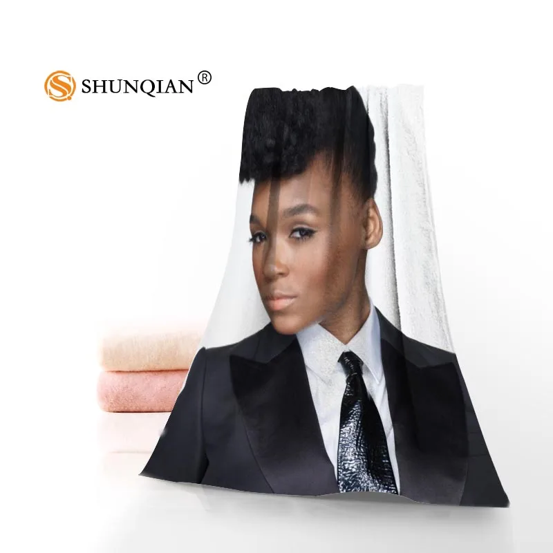 Изготовленное на заказ Janelle Monae 35x75 см полотенце для лица s facmarleth бамбуковое волокно мочалка быстросохнущее спортивное полотенце - Цвет: 14