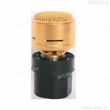 Mikrofon dynamiczny kaseta na kapsułki bezprzewodowe mikrofony przewodowe do ręki czysty dźwięk tanie tanio MICWL Kapsuła mikrofonu M-18 Metal