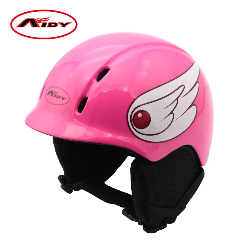 Детский лыжный шлем сноуборд для мужчин и женщин универсальный стиль интегрально формованная белая шапка настраиваемый узор