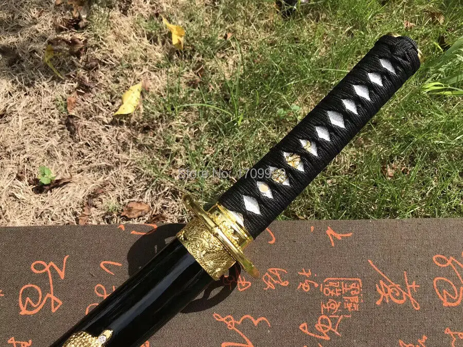 Змейка тема японский самурайский меч Wakizashi Катана накладного монтажа Весна сталь острый коллекция украшений для дома Азия Нож Меч