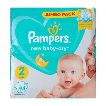 

Pampers New Baby-dry Mini diapers (4-8 kg), 94 pcs 1156452