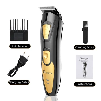 

SURKER Hair Clipper Men Rechargeable Electric Hair Trimmer Professional Shaver Razor Cutter Cutting Machine Outliner Grooming