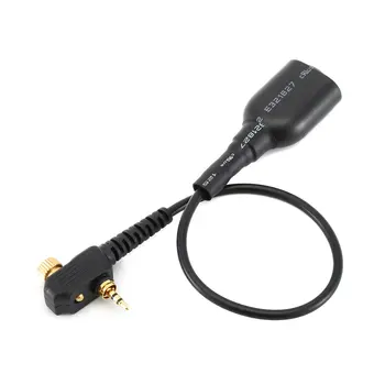 

Walkie Talkie Audio Cable Adapter For Motorola MTH800 MTH850 MTP850 MTS850 For UV-5R K Head Headset Change Port Cable