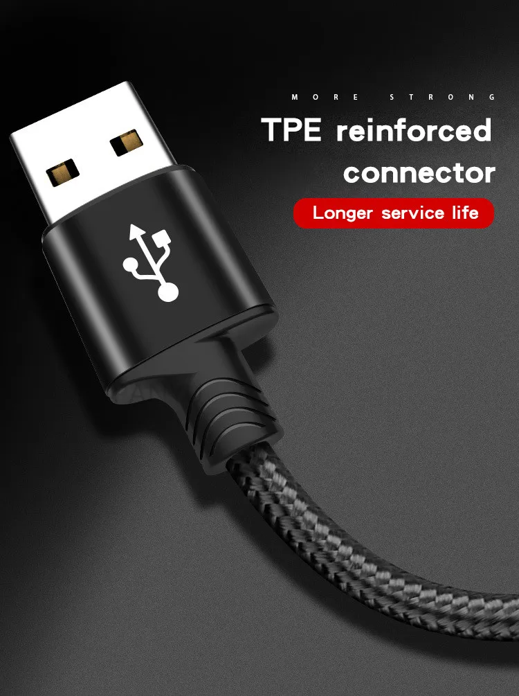 3 в 1 Тип-C зарядный кабель 1,2 м 2 м usb-кабель Micro Тип USB C Зарядное устройство кабель для передачи данных для iPhone 11 samsung Примечание 10 шнур для мобильного телефона