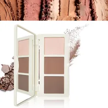 Макияж матовый прессованный порошок V пудра для лица осветляющая кожа бронзирующий порошок долговечный 3 цвета MKXJ