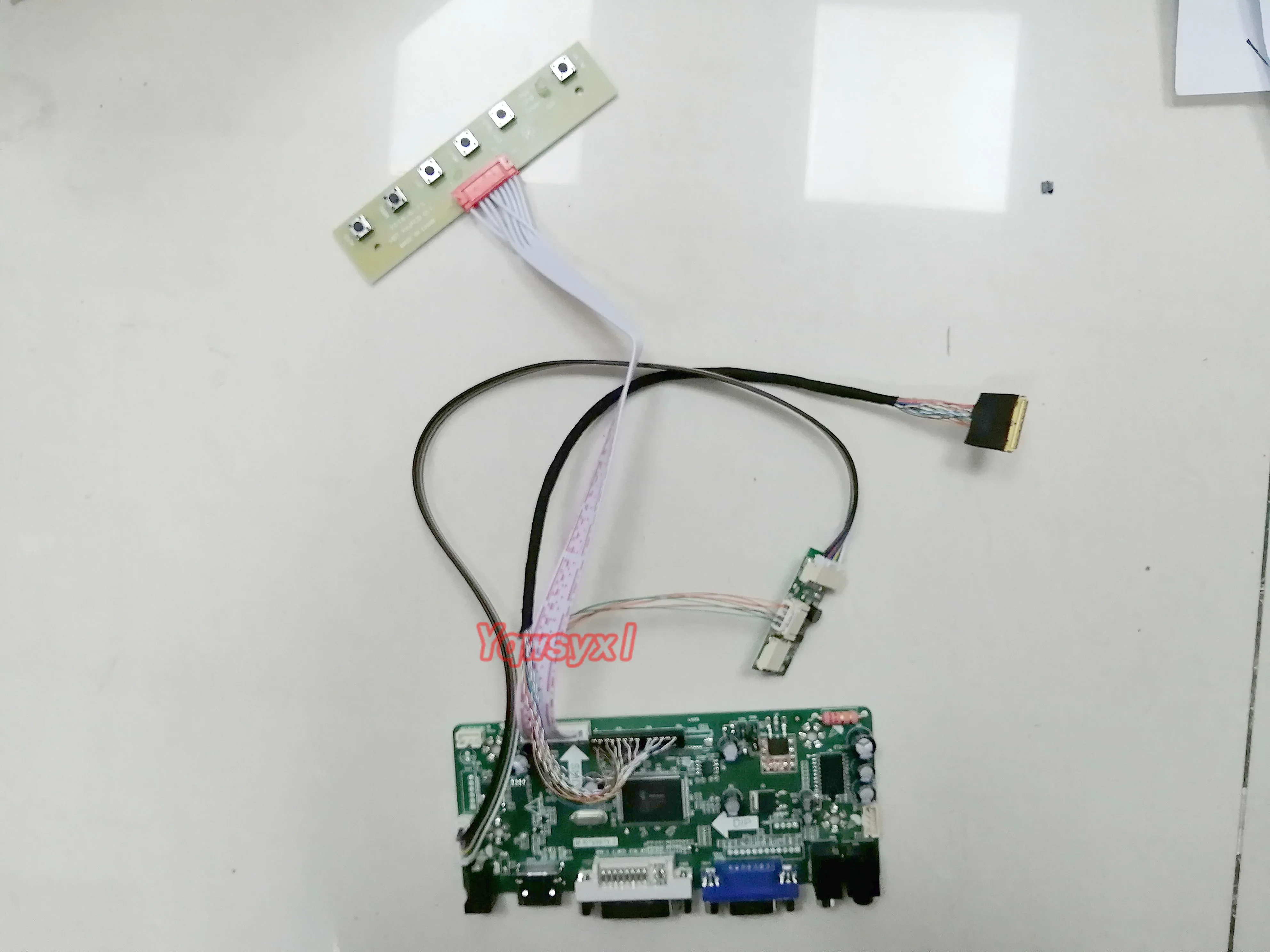 Yqwsyxl комплект для LP154WP4-TLA1 HDMI+ DVI+ VGA ЖК-светодиодный контроллер