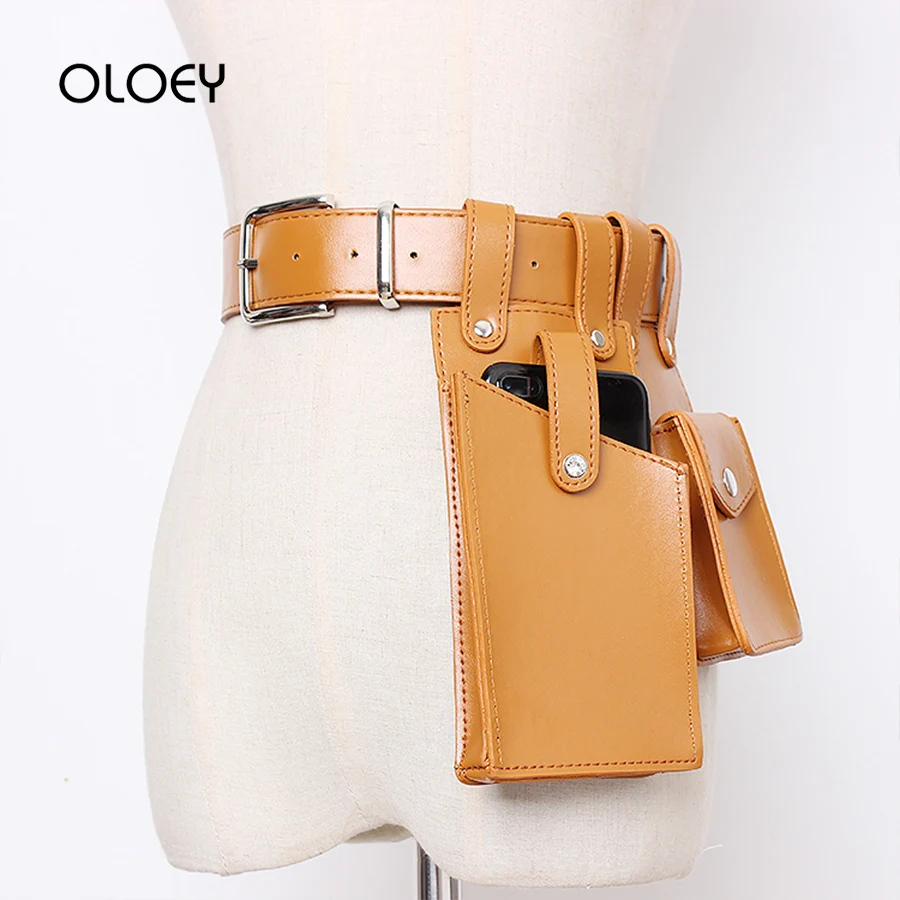 Женская поясная сумка из искусственной кожи многофункциональная роскошные