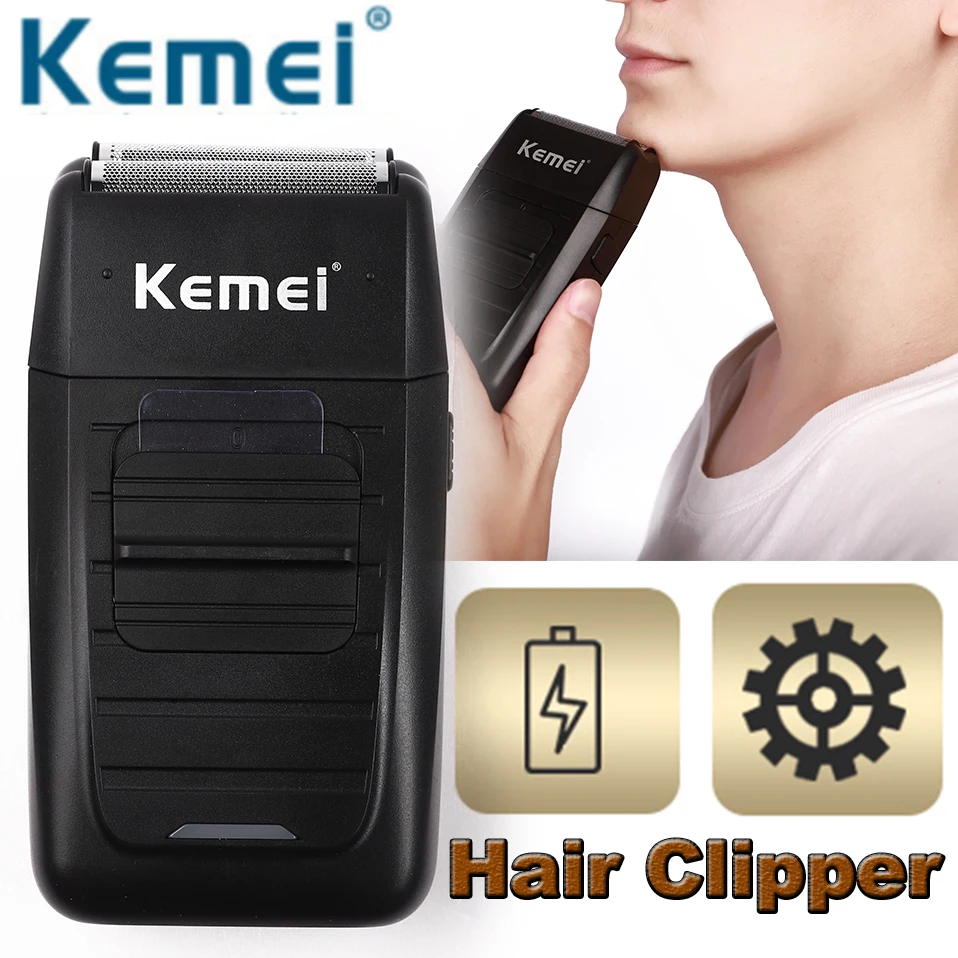 Kemei профессиональная машинка для стрижки волос перезаряжаемая электрическая