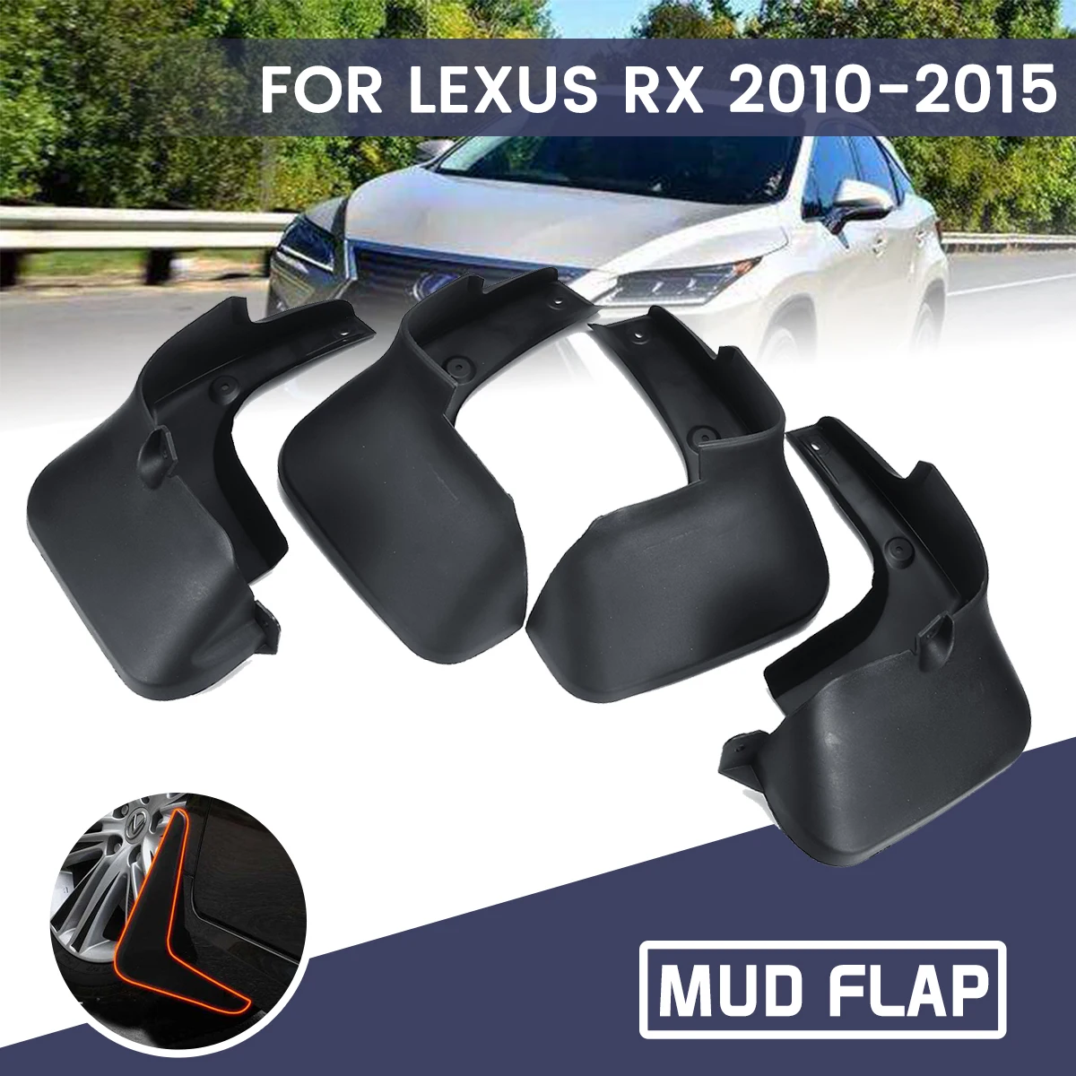 1 Набор для LEXUS RX RX270 RX300 RX350 RX450H 2010-2015 Автомобильные Брызговики аксессуары