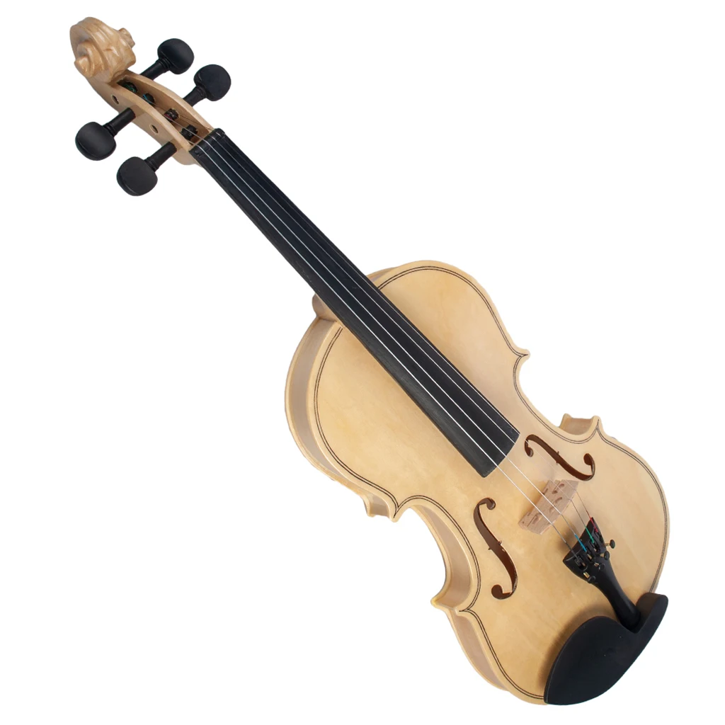 

Acoustic Violin 4/4 Full Size Solid Wood Violin Set, Incl. Bow, Case And Rosin For Beginners, Students And Adults