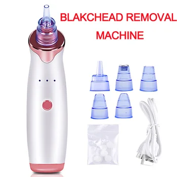 

Blackhead Remover Skin Care Pore Vacuum Acne Pimple Removal Vacuum Suction Tool Facial Diamond Dermabrasion Machine Face Clean