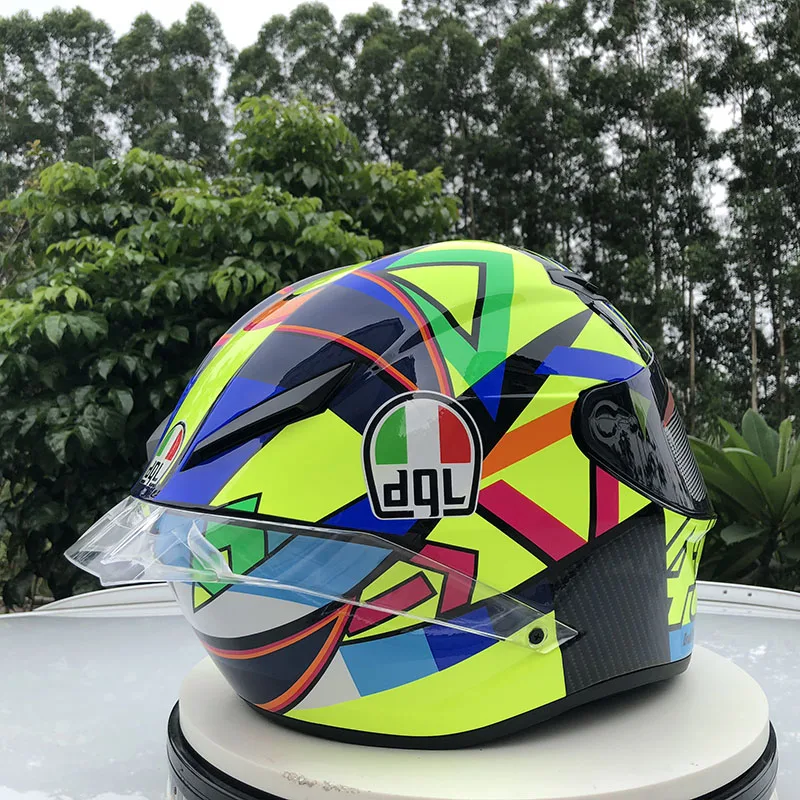 Бренд dgl смотровой щиток мотоциклетного шлема объектив модель 320 полный шлем зеркальные защитные очки мотоциклетный шлем один размер заднее крыло большой хвост