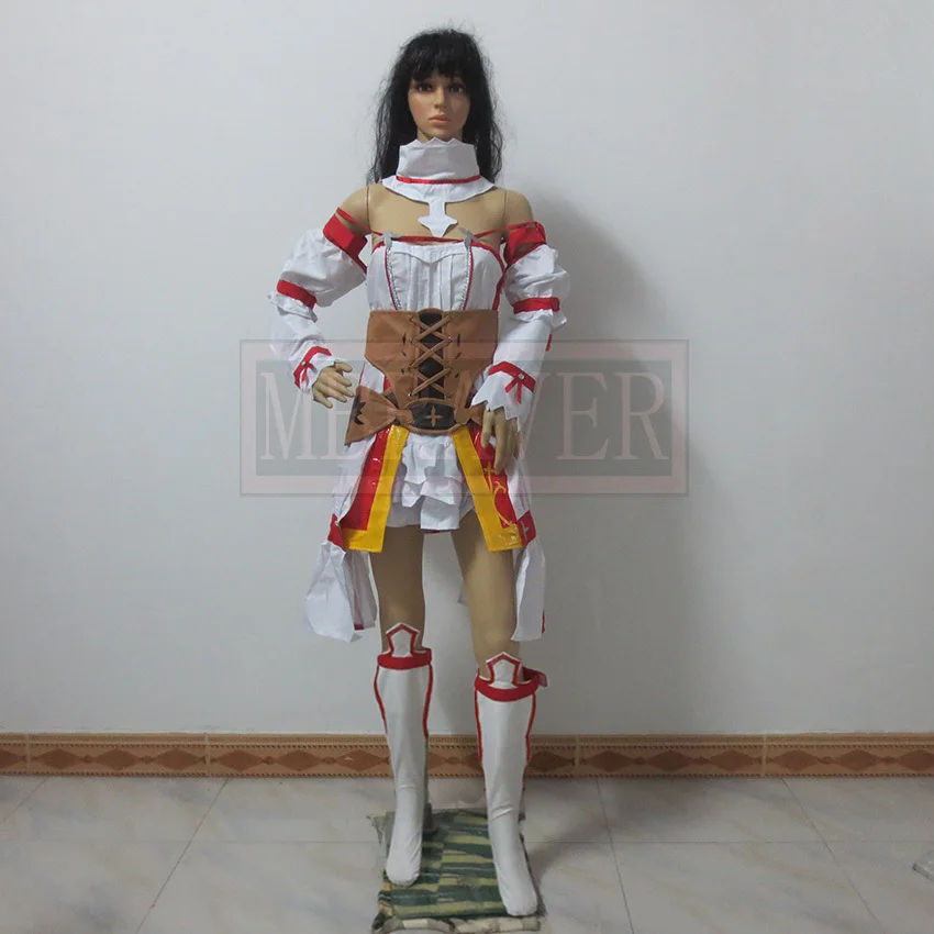 Sword Art Online Hollow Realization Asuna Cosplay Costume Halloween Uniform Outfit Customize Any Size |