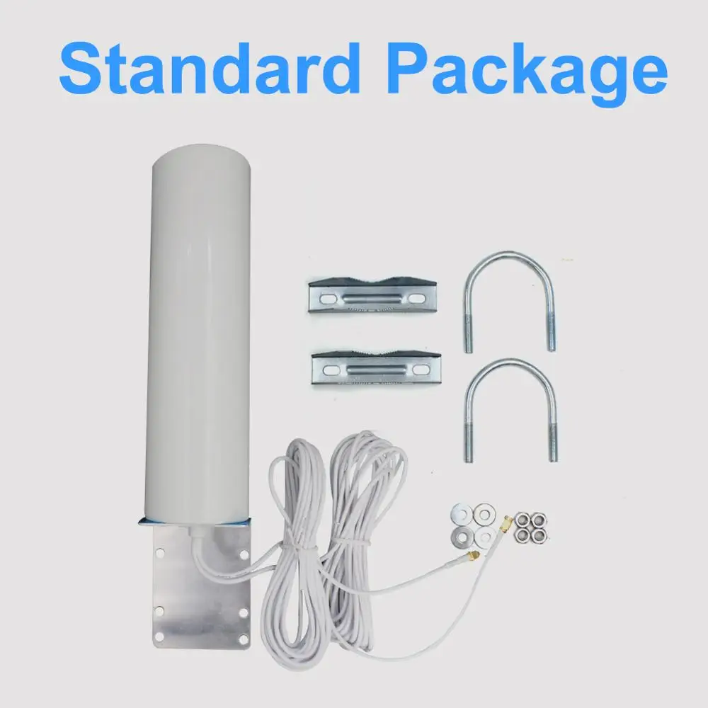Антенна JX 4G LTE 3G внешняя антенна уличная с коннектором 5 м 10 Dual SlIder SMA Male для модема