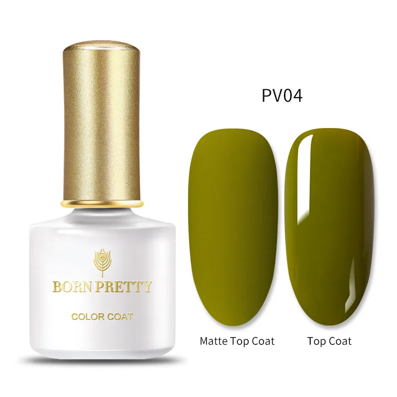 BP-PV04 BORN PRETTY, 57 цветов, Гель-лак для ногтей, матовый эффект, полуперманентный, замачиваемый, УФ-Гель-лак для ногтей, Гель-лак, нужно матовое верхнее покрытие - Цвет: BP-PV04