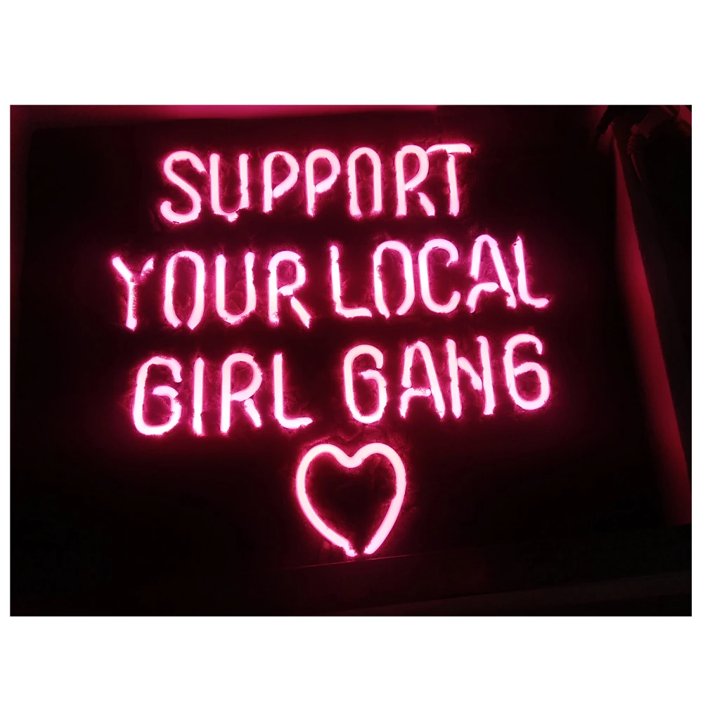 17"x14" YOU ONLY LIVE ONCE Custom REAL GLASS NEON LIGHT DISPLAY SIGN PINK 