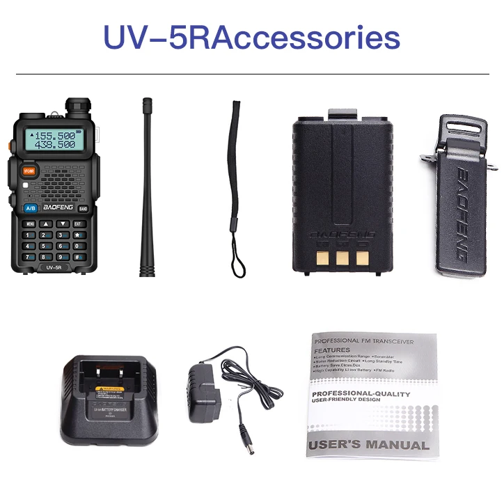 Baofeng UV-5R 8 Вт Высокая мощность 8 Вт мощная портативная рация дальность 10 км VHF/UHF Двухдиапазонная двухсторонняя радио pofung uv5r Охота