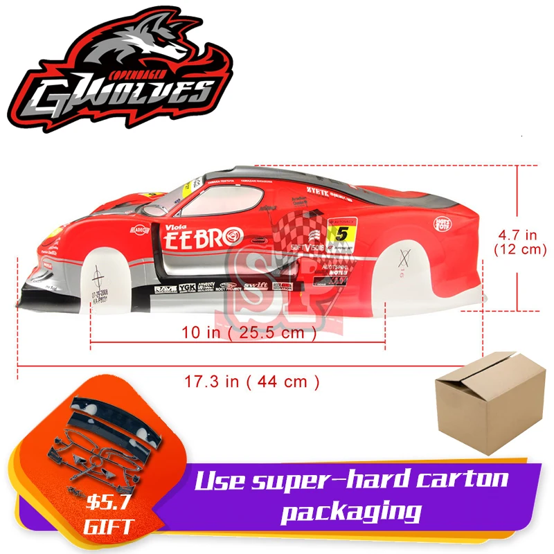 37 видов 1/10 RC автомобиль 195/190 мм ПВХ Окрашенный корпус с хвостом для 1:10 RC хобби гоночный Дрифт автомобиль hsp yokomo hpi ZD TAMIYA